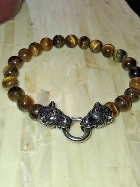 Tigers Eye Beaded Bracelet